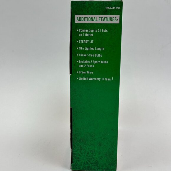 Home Accents C9 LED Lights 25ct Red/White 16ft Indoor/Outdoor NIB 1004446996 - Picture 4 of 6